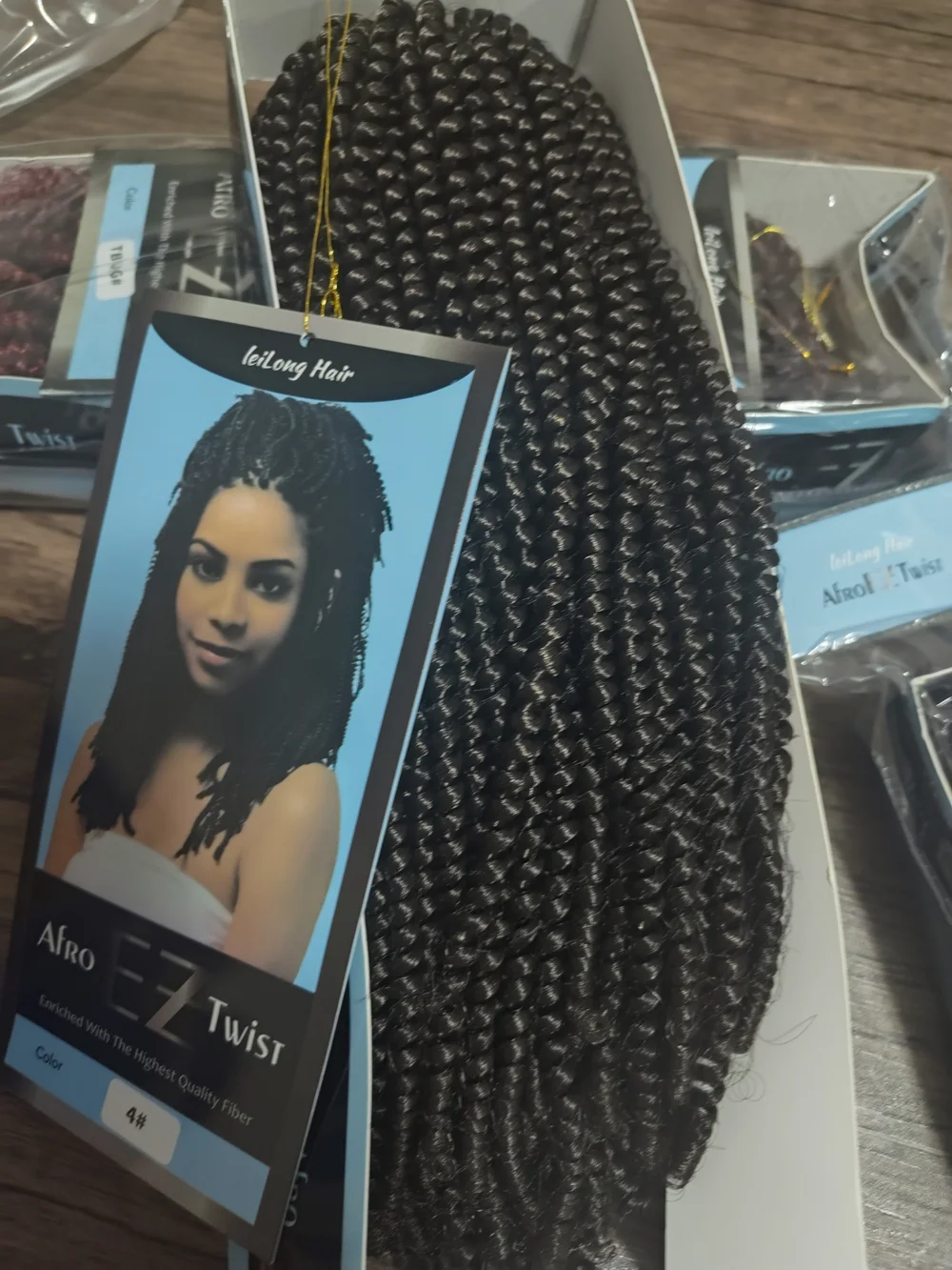 Afro EZ Twist Braiding Hair - 4# Black